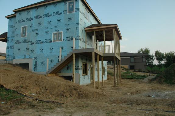 Deck with stairs #1