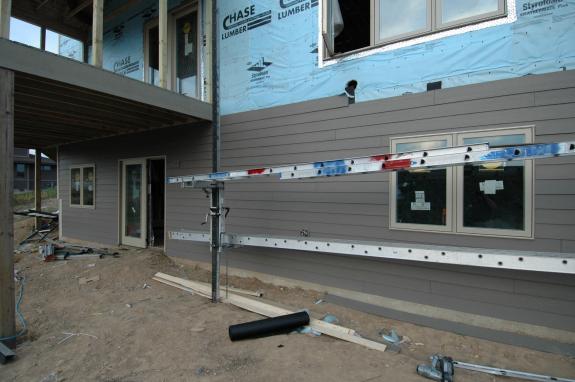 Siding installation back