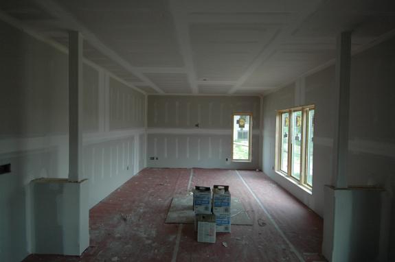Great room finished drywall