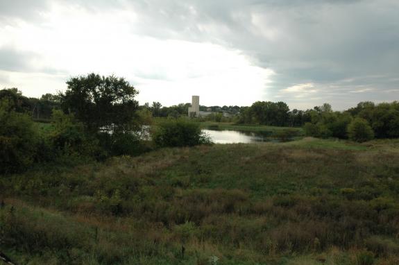 Graber Pond view after tree removal