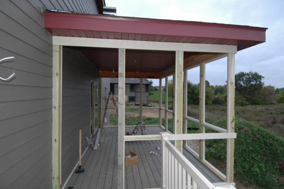 Framing for plexi-porch