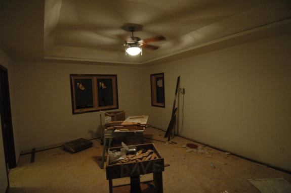 Ceiling fan - master bedroom