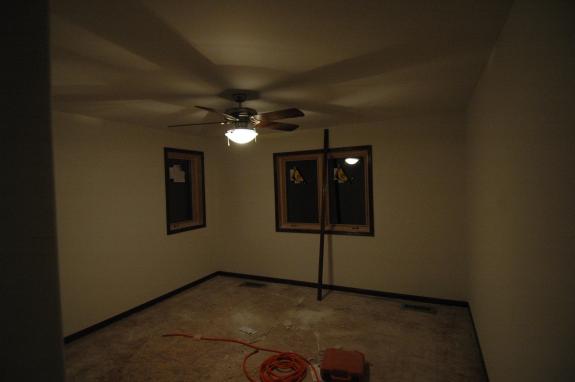 Ceiling fan - back bedroom