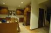 Kitchen cabinets and hallway