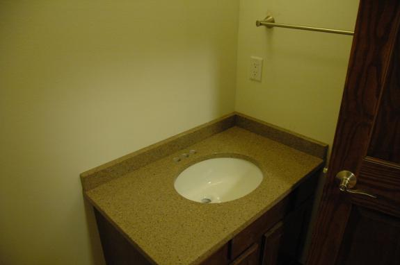 Powder room vanity