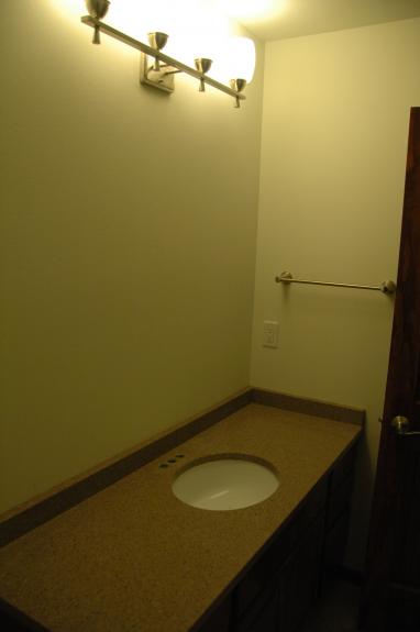 Hallway bathroom vanity