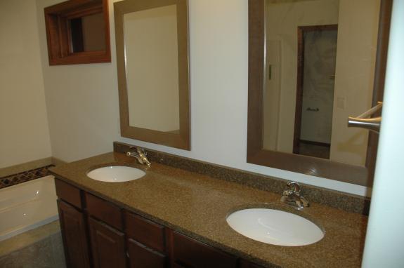 Master bathroom sinks