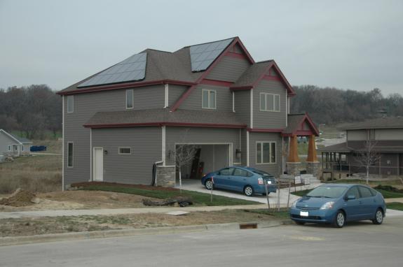 Completed solar install